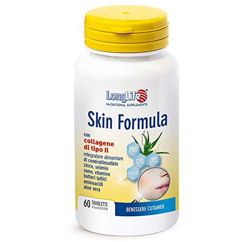 Long life - Skin Formula - 60 tavolette da 1,600 g | Pelle e capelli