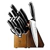HENCKELS Silvercap Knife Block Set, 16, Brown