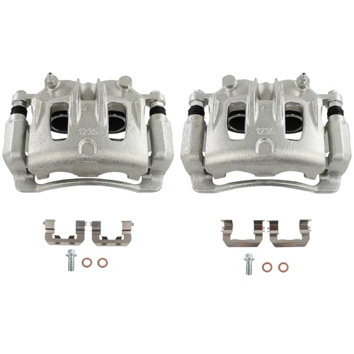 Image of SCITOO 19B3211 19B3210 Front Left & Right Disc Brake Calipers Assembly w /Bracket For Hyundai For Santa Fe 2007-2009 2013-2016,For Hyundai For Santa Fe XL 2013-2016