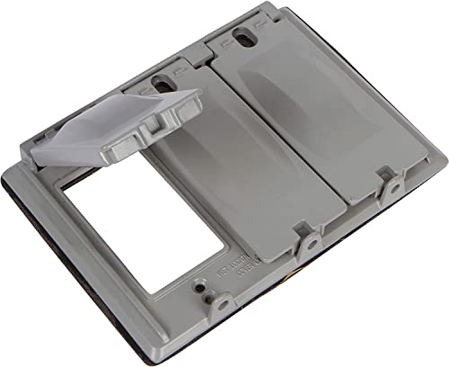 Image of Morris 38922 Electrical Weatherproof Cover, 2-Pack, Grey, 2 Each