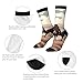 XZDWPY a Wild West Life Unisex Mid-Calf Socks 3 Black Polyester Skin-Friendly Moisture-Wicking Fashionable Crew Socks