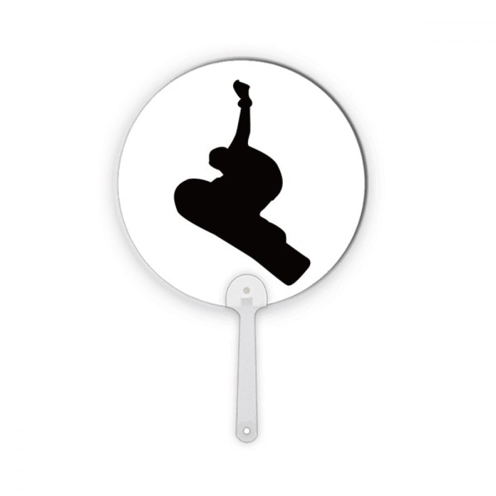 Skateboard Sport Noir Saut Contour Plastique Rond - Idée Cadeau Tendance pour Fan de Glisse