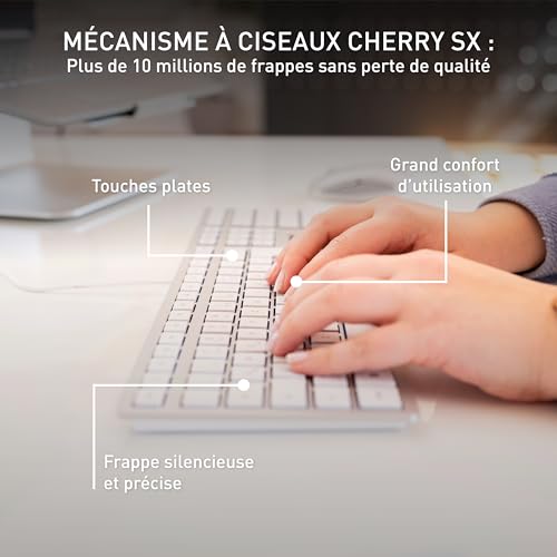 Clavier CHERRY KC 6000 Slim avec touches silencieuses et marquage durable - 4