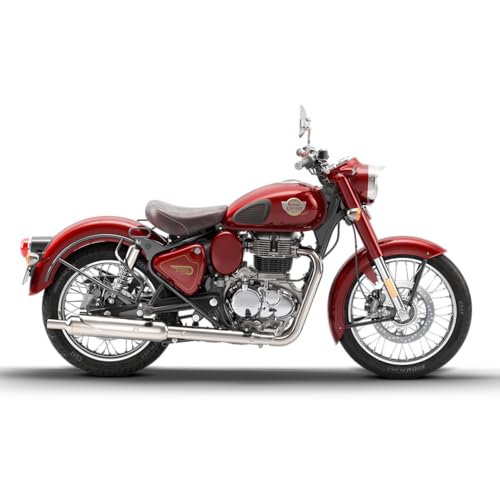 Image of Royal Enfield Classic 350 with Disc & Spoke Wheels Motorcycle (Madras Red) Booking for Ex-Showroom Price