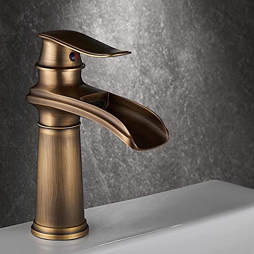 Robinet de lavabo monotrou anti-calcaire pour simplifier le nettoyage