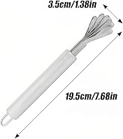 Vista 7 de Raspador de coco, abridor de coco, cuchillo de eliminación de carne de coco, rebanador de mano, rallador de mano, cepillador de carne de acero