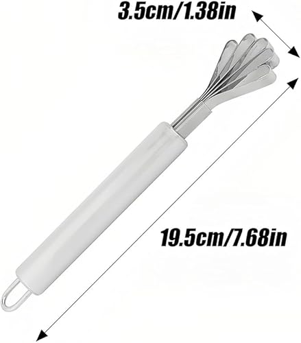 Miniatura 7 de Raspador de coco, abridor de coco, cuchillo de eliminación de carne de coco, rebanador de mano, rallador de mano, cepillador de carne de acero