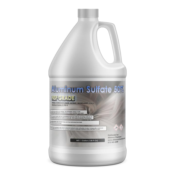 Aluminum Sulfate 50% - 1 Gallon - Efficient Water Treatment Chemical