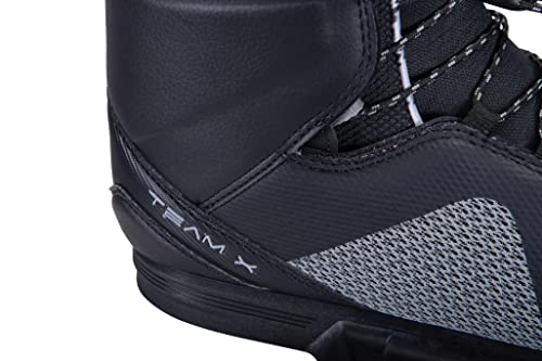 Hyperlite Team X Mens Wakeboard Bindings Black/Grey (9-10) #TOP6