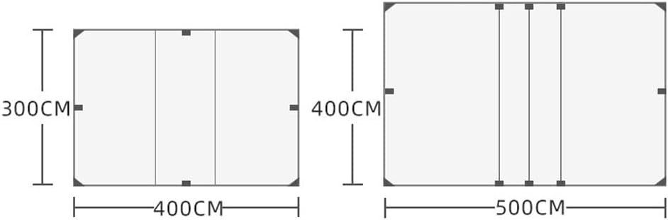 Tent Tarp Hammock Rain Fly Tent Tarp Multifunctional Camping Shelter Outdoor Sunshade Tarp Tent Tarp (Size : 4 * 5m)