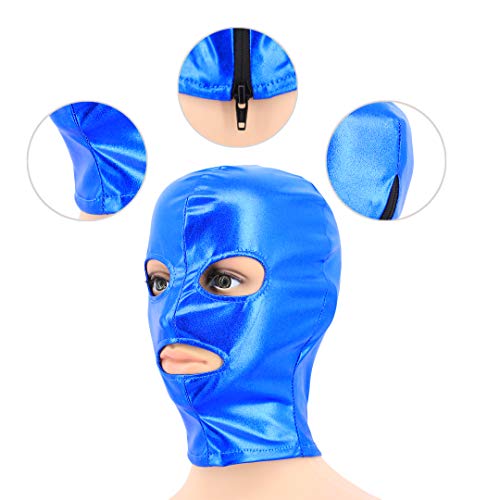 Image of Metallic Cycling Face Neck Mask Hat Ultra Balaclava Hood