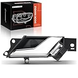 A-Premium Front or Rear Passenger Side Interior Door Handle Compatible with Chevrolet Captiva Sport 2012 2013 2014 2015 & Saturn Vue 2008 2009 2010, Chrome, Replace# 96861999, 96660864, 20983661