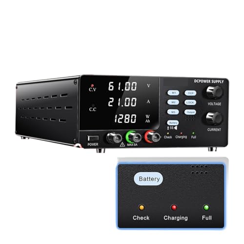 Alimentation de charge de batterie 12V-60V réglable haute puissance 20A