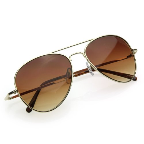 zeroUV Aviator Sunglasses for Women, Classic Style Glasses for Small Faces 50 mm4