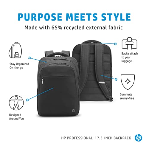 hp Professional, Black, 18.5 in x 5.51 in x 12.6 in4