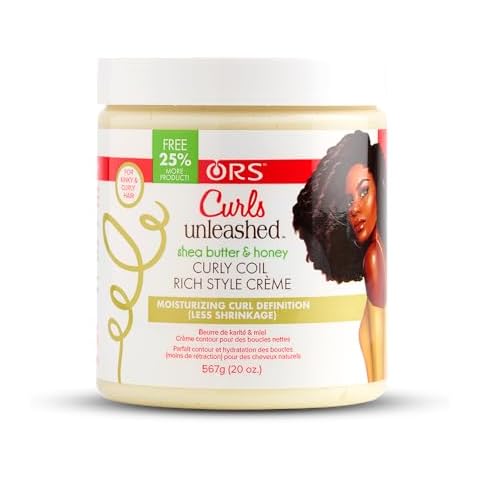 Curls Unleashed Shea Butter & Honey Curly Coil Rich Style Creme 20 Ounces Cover