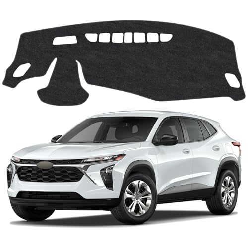 Image of Dash Cover Mat Compatible with Chevrolet Chevy Trax 2024-2026 Non-Slip Dashboard Cover Mat Sunshade UV Rays Protector Interior Accessories