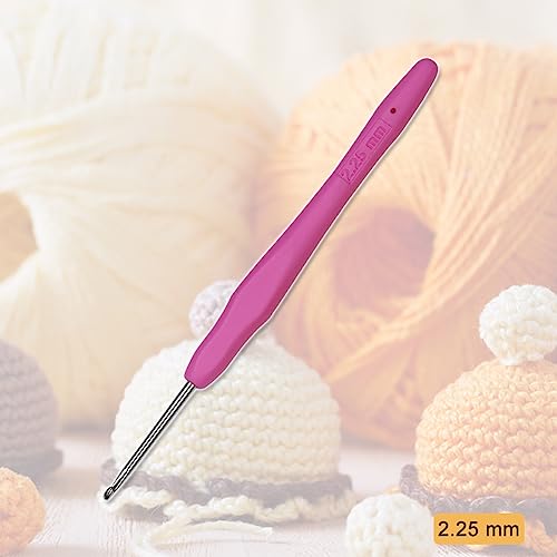 Image of Small Size Crochet Hook Lace Crochet Needle QLRFFLJOY 2.25mm Crochet Hook Embroidery Thread Knitting Weaving Tool DIY Lace Yarn Crochet Needles (2.25 mm)