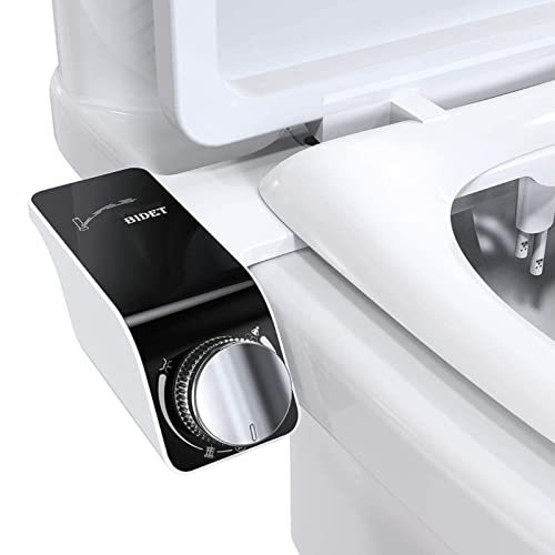 KKPOT Bidet Attachment for Toilet - Self Cleaning Dual Nozzle, Non-Electric Bidet, Warm Fresh Water Bidet Sprayer With Pressure Controls KKPOT Bidet Attachment for Toilet - Self Cleaning Dual Nozzle, Non-Electric Bidet, Warm Fresh Water Bidet Sprayer With Pressure Controls