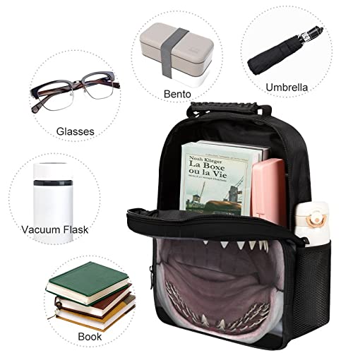 Skymoon Children's 3D Animal School Backpacks (16 Inch,Shark)2