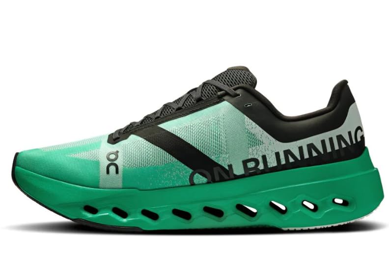 On Men's Cloudsurfer Next Sneaker, Mint/Black, 9.54