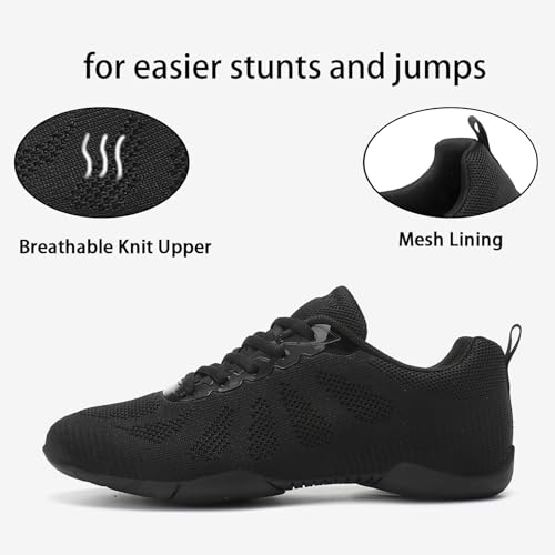 Girls' Cheerleading Shoes Breathable Lightweight Comfortable Dance Cheerleader Sneakers Non-Slip for Dance, Training, Tennis and Youth Sport2