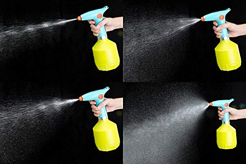Wollet Electric Spray Bottles for Cleaning Solutions All Purpose Empty Cleaner Sprayer Bottle Car Wash Watering Can Plants Mister and Commercial Use 32 Oz (Blue) - Thumbnail 3