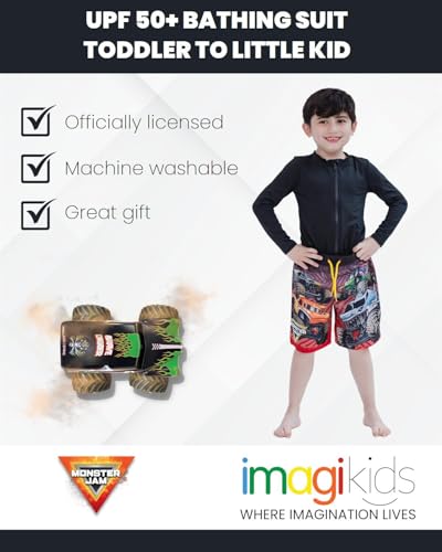 Short de bain Monster Jam Maximum Destruction pour enfant - 2