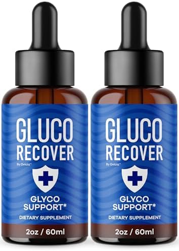 (2 Pack) Gluco Recover Drops - GlucoRecover Liquid Premium Suppor...