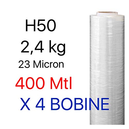 4 BOBINE Pellicola Film in Polietilene per Imballo...