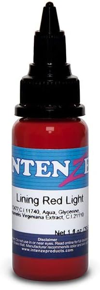 Amazon.com: Lining Light Red - Intenze Tattoo Ink - 1oz Bottle : Beauty ...
