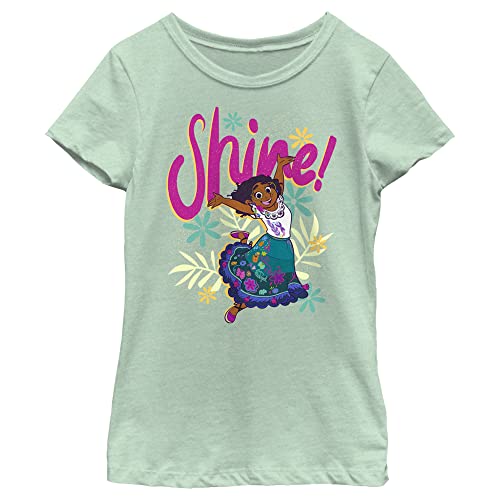 Disney Little, Big Encanto Shine Girls Short Sleeve Tee Shirt