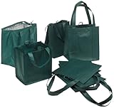 Earthwise Reusable Grocery Tote Bags, Enviro Starter Kit, 7-Count Bags