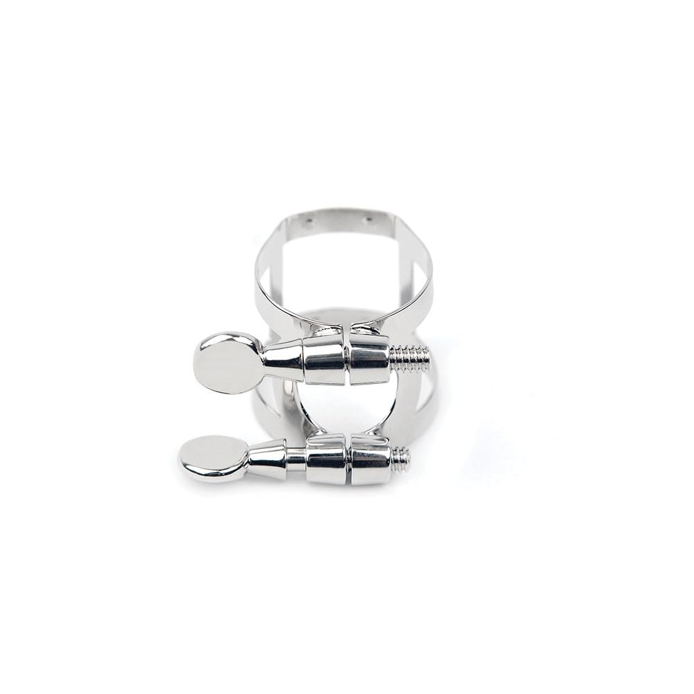 Rico Ligature Rico, pour saxophone ténor avec embouchure métallique, plaqué nickel