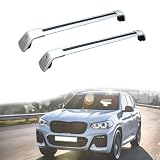 2pcs Baca de Coche, para BMW X3 G01 F97 SAV 2017-2021 Barras de Techo Portaequipajes Coche Aluminio Vehículos Baca Anti-Robo,B
