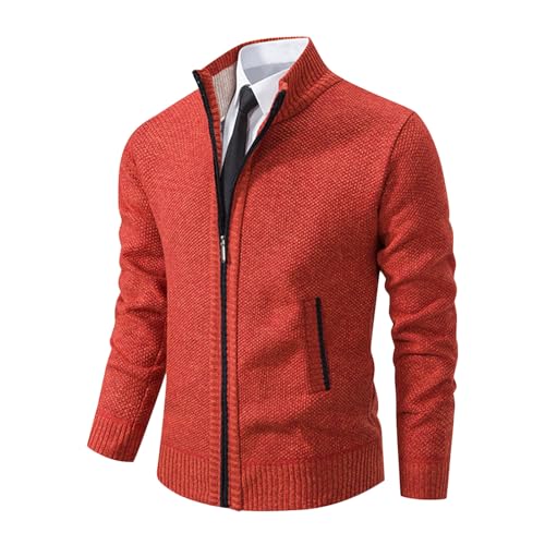 for Man Fall Winter Long Sleeve Neck Sweater Crochet Warm Fuzzy Knit Coat Mens 2025 Fashion