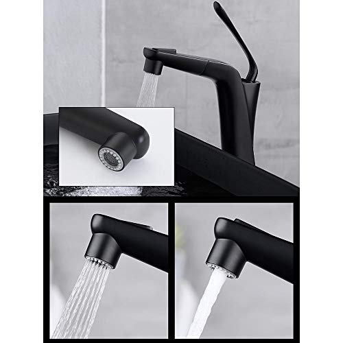 Robinet chaud froid pour lavabo avec bec rétractable rétractable pratique