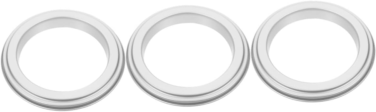 OUNONA 3pcs Pizza Making Tool Nonstick Pizza Ring Heat-resistant Baking Ring Simple Design for Home Bakery Commercial Use