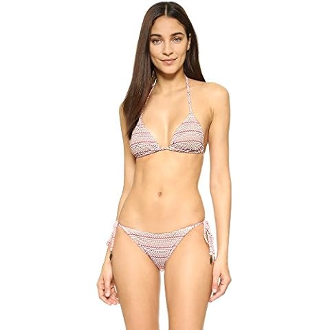 Eberjey Women's Heart Gisele Triangle Bikini Top - pink - Medium Cover