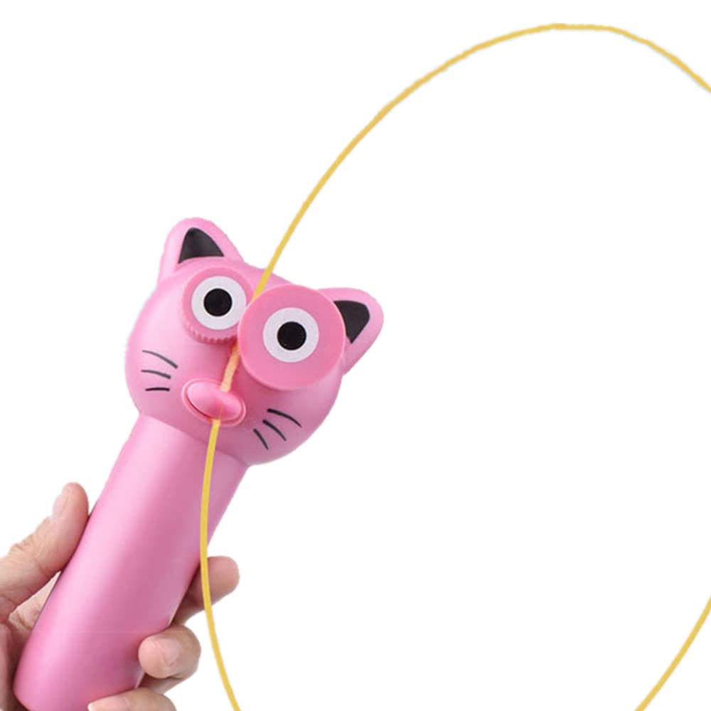 訳あり ロープ発射機 カウボーイのひも 猫用おもちゃ 猫じゃらしピンク Amazon.co.jp: ロープ発射機 カウボーイのひも 面白いおもちゃ 猫用