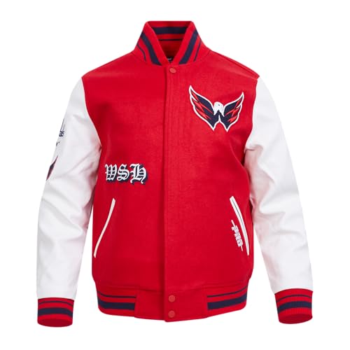 Image of Pro Standard Mens NHL Old English Varsity Jacket