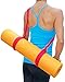 Clever Yoga - Yoga Mat Carrier Strap, Durable & Adjustable Strap Sling, Mat Holders, Straps & Carriers for Women & Men, Exercise & Workout Essentials & Accessories - Black