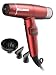 Gama Italy Professional Haartrockner iQ Lite – Leistung 1600W, 110.000 U/min – Oxy Active Technologie für Glanz und langanhaltende Farbergebnisse – Doppelter Filter – Ultraleicht 316g (Rot)