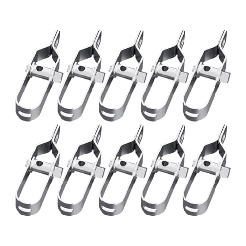 perfk Kit de 10 tensores de Cuerda portátiles para eléctricas, tensores manuales de Malla de Alambre de Alta Resistencia para eléctricas, 110mm