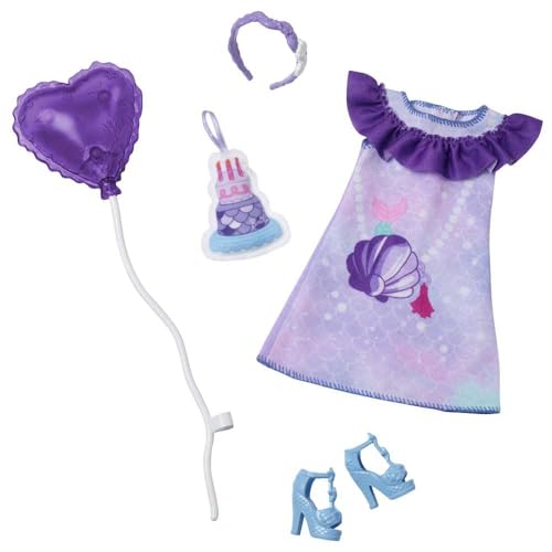 Kit de Roupas e Acessórios para Vestir sua Barbie com 5 Peças - Item Sortido