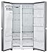 LG GSL760PZXV Independiente 601L A+ Acero inoxidable nevera puerta lado a lado...