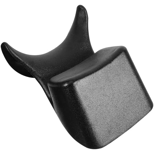POPETPOP Shampoo Bowl Neck Rest: Soft Silicon Salon Bsink Hair Washing Neck Support - Hair Spa Washing Basin Pillow for Salon Barbershop Home - Comfortable, Black