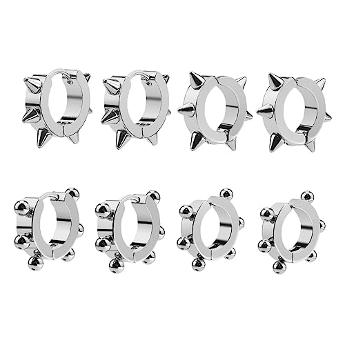 VALICLUD 8 Piezas De Hebilla De Oreja Puntiaguda Clip De Oreja Colgante Gargantilla De Oro De Plata Para Mujer Pulsera Collar De