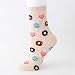 Produktbild HUIQI Kreative Cartoon Weibliche Socken Jacquard Brot Gourmet Cartoon Socken Wilde Casual Sports Erwachsenen Baumwolle Socken
