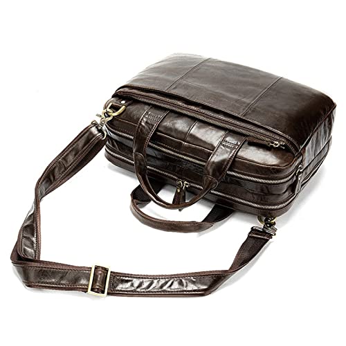 Messenger Bags Briefcase Men's Messenger Bag Men's Leather Briefcase Men's Shoulder Travel Handbag Satchel Laptop Laptop3